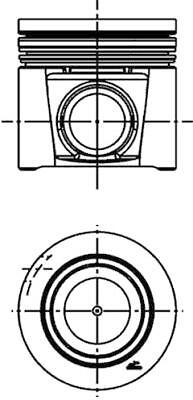 Pistone kolbenschmidt 40286610 - pistone,