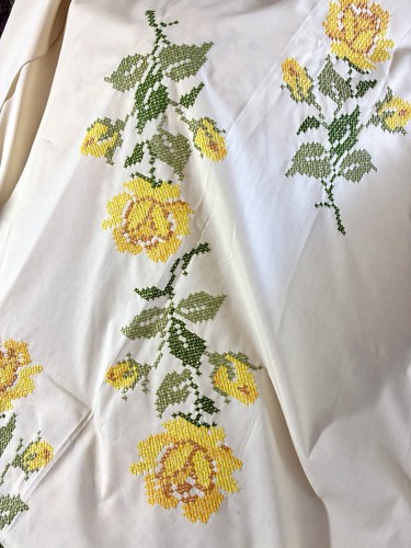 Tovaglia vintage ricamata - , a