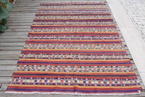Tappeto kilim turco x87 - tappeto,